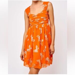 Metallic butterfly dress Sz L